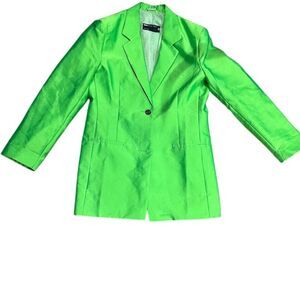 ASOS DESIGN Women's Green Blazer 4 Lightweight Workwear‎ Long Sleeve